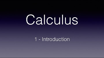 Leaving Cert Calculus 1 - Introduction