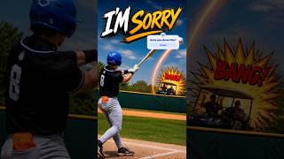 I Hit The Trainer’s Golf Cart During BP #baseball