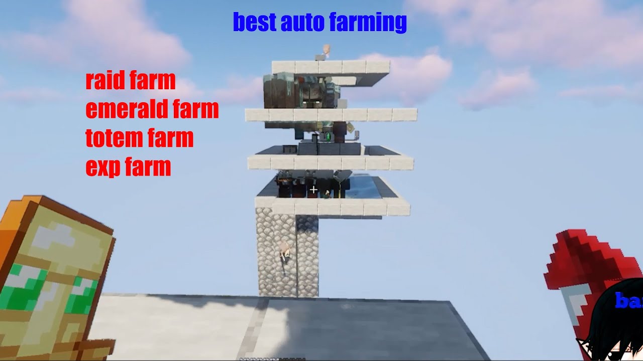 AUTO FARM RAID - MINECRAFT JAVA EDITION - YouTube