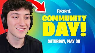 🔴LIVE - Fortnite Community Day! (FREE Rewards)