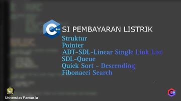 Tugas Besar Praktikum Algorima Dan Struktur Data SI Pembayaran Listrik (Inputan) Bahasa C++