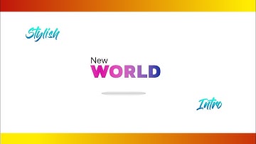 Stylish text animation intro | kinemaster | pixel lab |