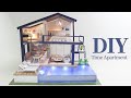 Diy miniature house kit  time apartment        