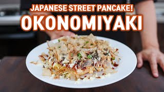 EASY & PERFECT OKONOMIYAKI, The Ultimate Japanese Savory Pancake Recipe! l Better Than Restaurants