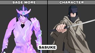 NARUTO CHARACTERS IN SAGE MODE | Anime energy | Boruto