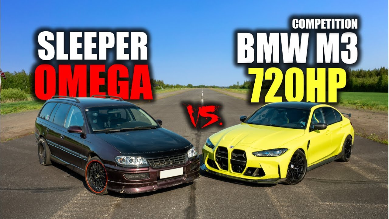 OSTETTU VS. RAKENNETTU | 5.0L V8 OPEL OMEGA VS. STAGE 2 BMW M3 COMPETITION | KIIHDYTYSKISA