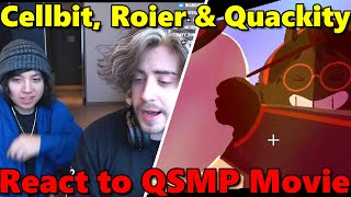 Cellbit, Roier & Quackity React to FULL QSMP MOVIE 2 on QSMP Minecraft