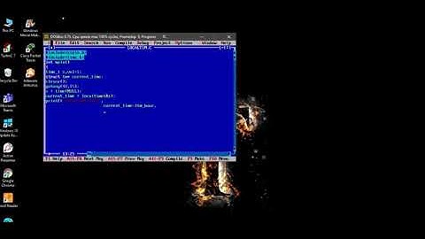 C program to display the current time