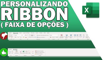 [ EXCEL ] Personalizando FAIXA DE OPÇÕES (RIBBON)
