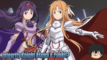 Integrity Knight Asuna and Integrity Knight Yuuki In Sword Art Online Memory Defrag!?