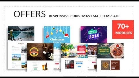 Offers - Responsive Christmas Email Newsletter Template with  | Themeforest Templates