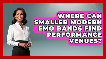 Where Can Smaller Modern Emo Bands Find Performance Venues? - Emo Kid Forever