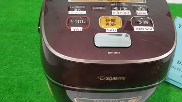 Hướng dẫn sử dụng nồi cơm Zojirushi Tách Đường mã NW-JS10, ĐT/Zalo: 0857010145