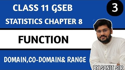3 | domain co-domain and range | chapter 8 function stat | gseb stat | function stat gseb |