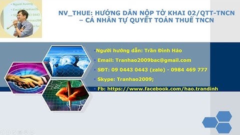 Tờ khai quyết toán thuế thu nhập cá nhân 02 năm 2024