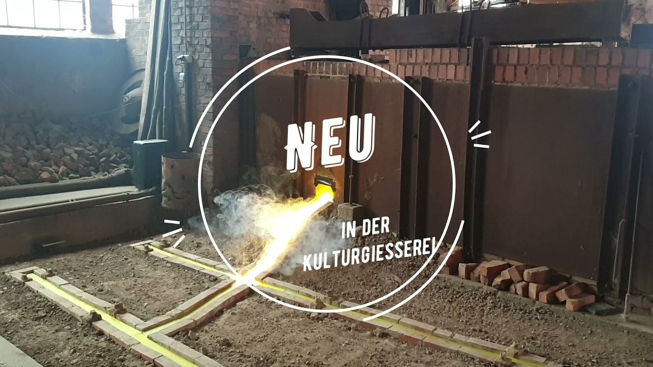 Simulation des Gießprozesses im Museum Glockengießerei Mabilon (Kulturgießerei)