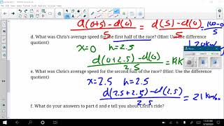 Difference Quotient Video Part 2