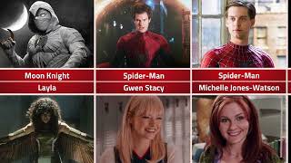 Love Interest of Marvel Characters #marvelcouple #loveinterest #mcu