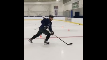 power skating- 3 turns, inside edge to outside