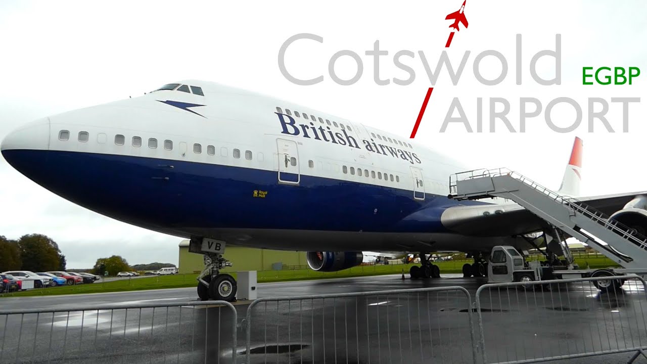 THE B.A. NEGUS B747 HAS ITS NEW PLATFORM AT COTSWOLDS AIRPORT