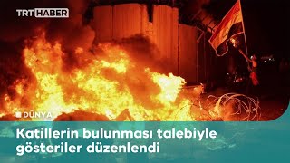 Protestocular Kerbeladaki İran Konsolosluğu Binasını Ateşe Verdi