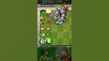 PvZ2 - 5 Pair Plants vs Guard Gargantuar #Shorts #pvz #pvz2