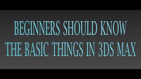 Autodesk 3ds max tutorial for beginners tamil | SMT