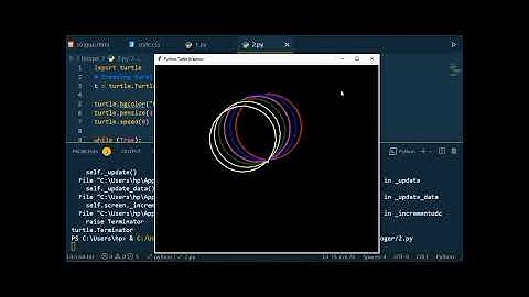 using python with turtle library || amazing pattern draw