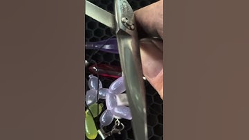 Immediately compare your sharpened scissors to the edges on a new shear