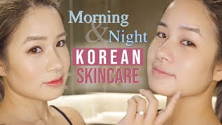 Morning & Night KOREAN 10 STEP Skincare Routine | Glass Skin