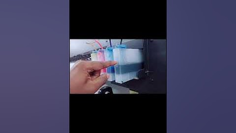 Checking Ink Level on a GK16S Printer