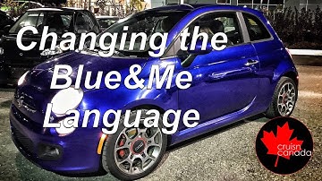 Blue&Me Language change on Fiat 500