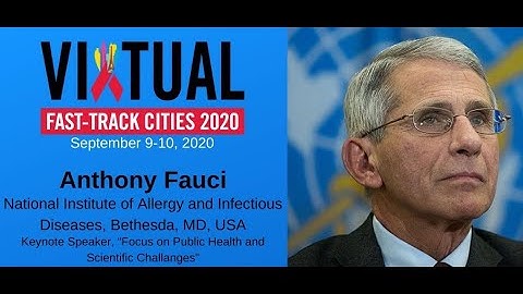 Virtual Fast-Track Cities 2020: Dr. Anthony Fauci