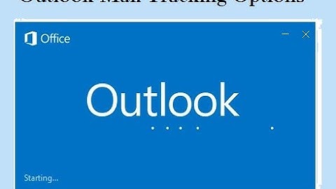 Outlook Read Receipt and Delivery notification request
