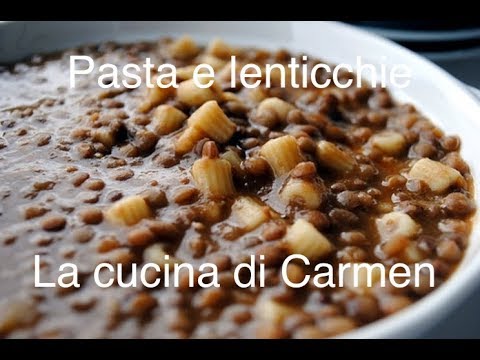 Pasta E Lenticchie Bimby Youtube