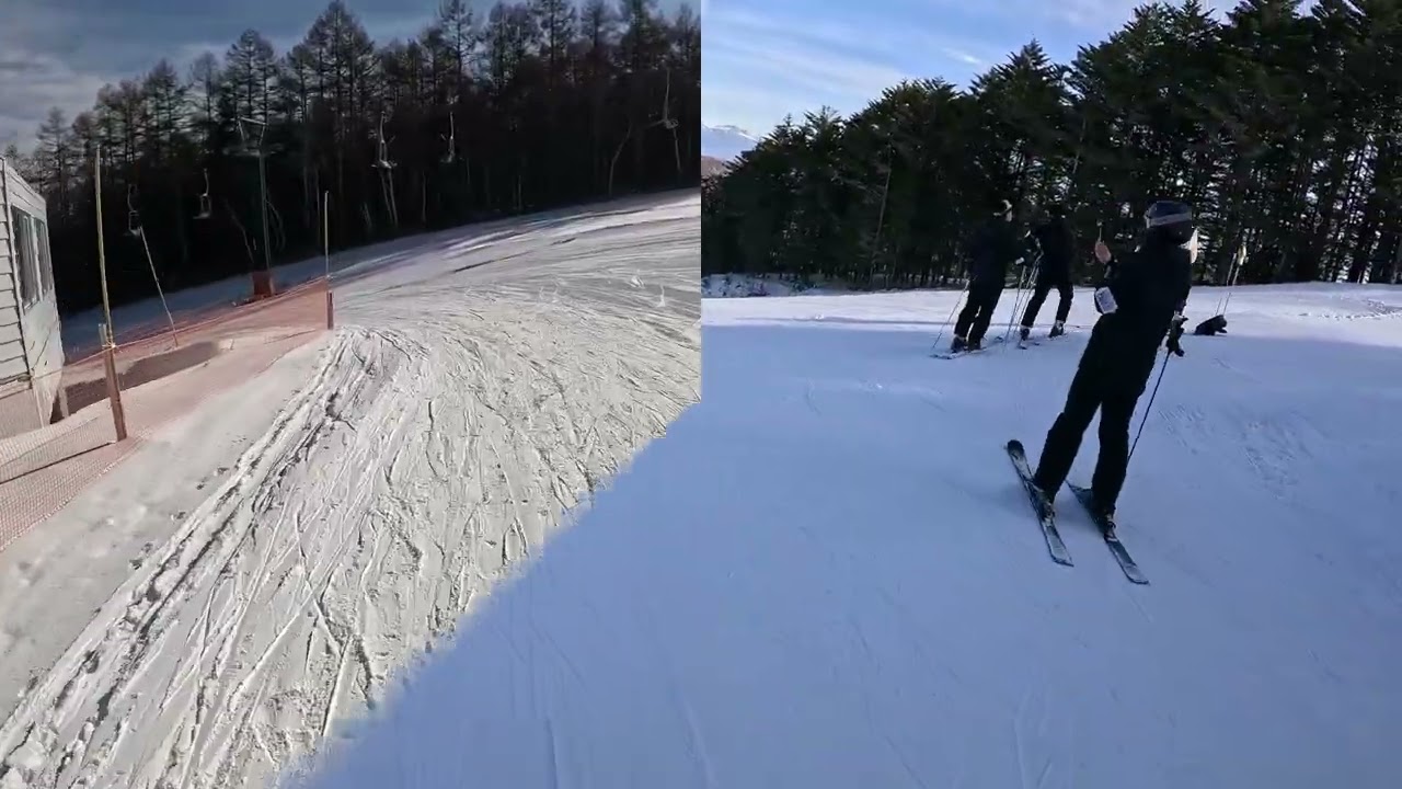 2024/12/25 ブランシュたかやまスノーリゾート 孫と滑る、時々フリーで 楽しいクリスマス！