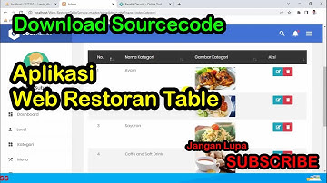 Download GRATIS Source code Aplikasi Kasir Restoran dan Pelayanan Berbasis Web | Videos Drawing