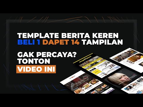 TEMPLATE WEBSITE BERITA KEREN (NEWSMAG) NEWSPAPER & MAGAZINE WORDPRESS THEME