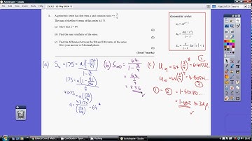 15) Edexcel Core 2 - 25 May 2016 Q1