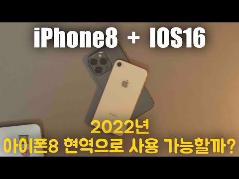 2022년 아이폰8 사용 가능 ㅣ IOS16 막차 탄 아이폰8 리뷰 