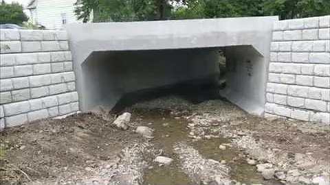 Precast Concrete Box Culvert Installation