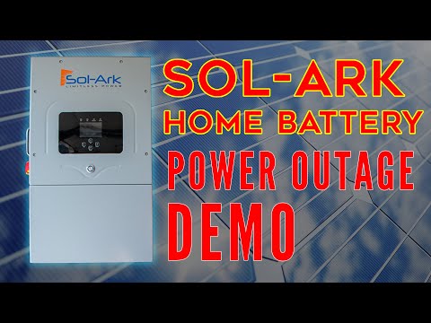 Whole Home Battery Backup System - Sol-Ark/Storz Power Outage Demo