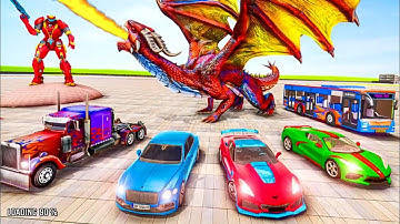 Eagle Robot Car Transforming Game _ Transformers Android Gameplay