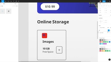Design cloud storage mobile app - Figma - speed art - tutorial