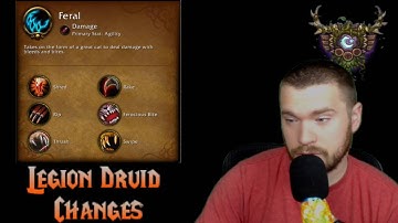 Druid Class Changes in Legion (Patch 7.0.3)