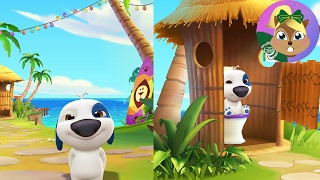 الكلب الصغير الذى يتحدث معك العب معى بهذا التطبيق الرائع و ربى اللكلب الصغير بنفسك screenshot 1