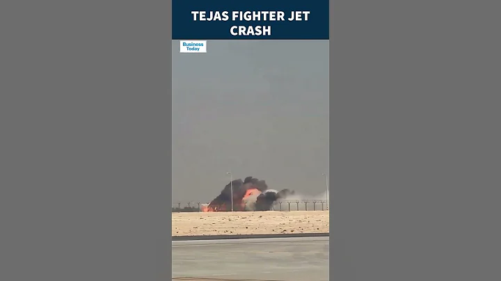HAL Tejas Crashes Mid-Demo At Dubai Air Show | Shocking Plane Crash