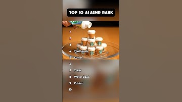 Top 10 ai asmr rank #ai #asmr  #trendingshorts  #reels  #usa  #fyp