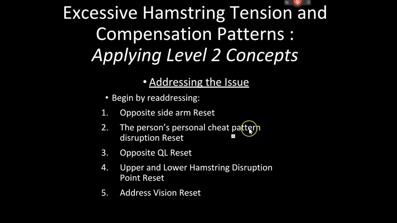 Reflexive Performance Reset RPR Hamstring Series Video Level 2 - YouTube