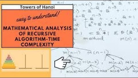 18CS42_DAA:Tower_Of_Hanoi_Mathematical_Analysis